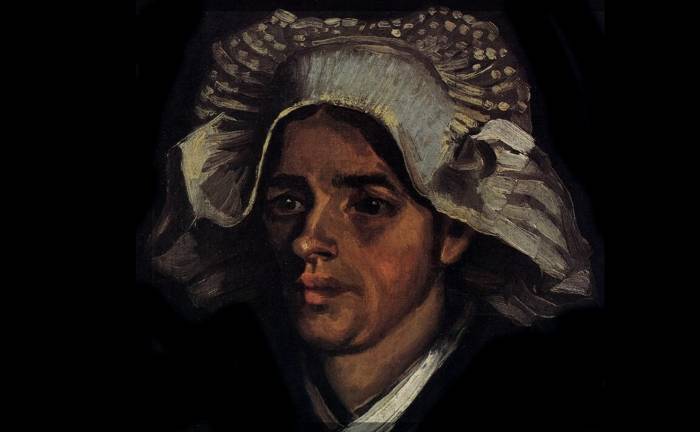 Vincent Van Gogh Head of a Peasant Woman