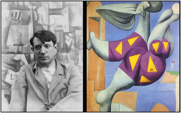 Picasso and his painting