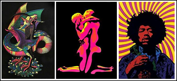 Black light posters