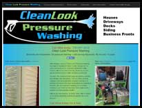Clean Look Pressure Washing - Responsive Web Design by Janice Boling